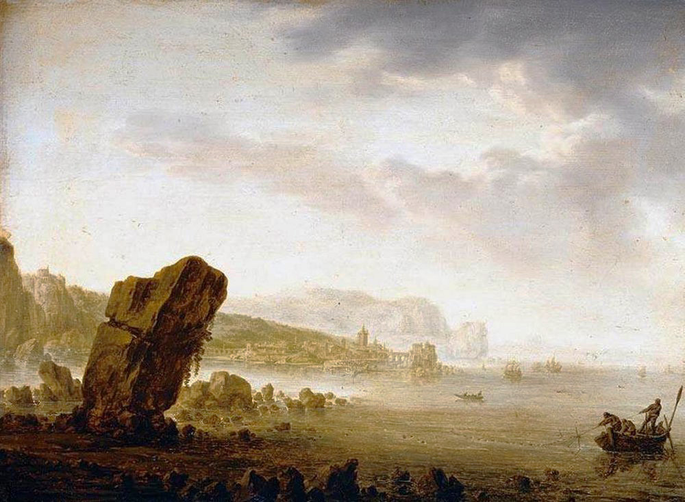 mediterranean coastal scene